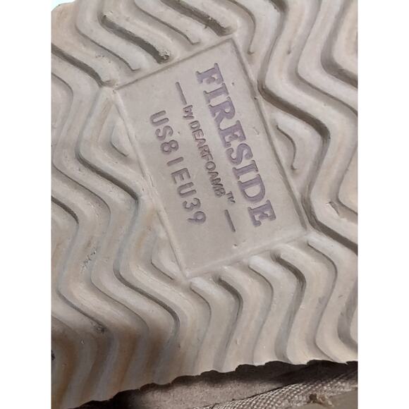 Fireside By Dearfoams Women's Rosebery Shearling Bootie Chestnut Brown Size 8/39 - Picture 12 of 12